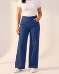 Jeans Wide Leg VivaCuerpo™ — Sin Botón, Sin Cierre — imagen 1
