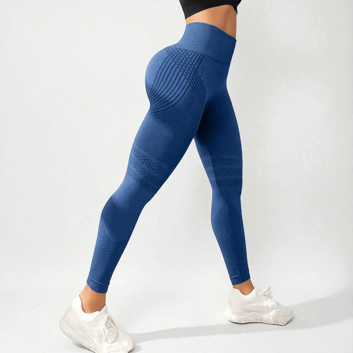Leggings 3D VivaCuerpo™ - Azul Oscuro — imagen 4