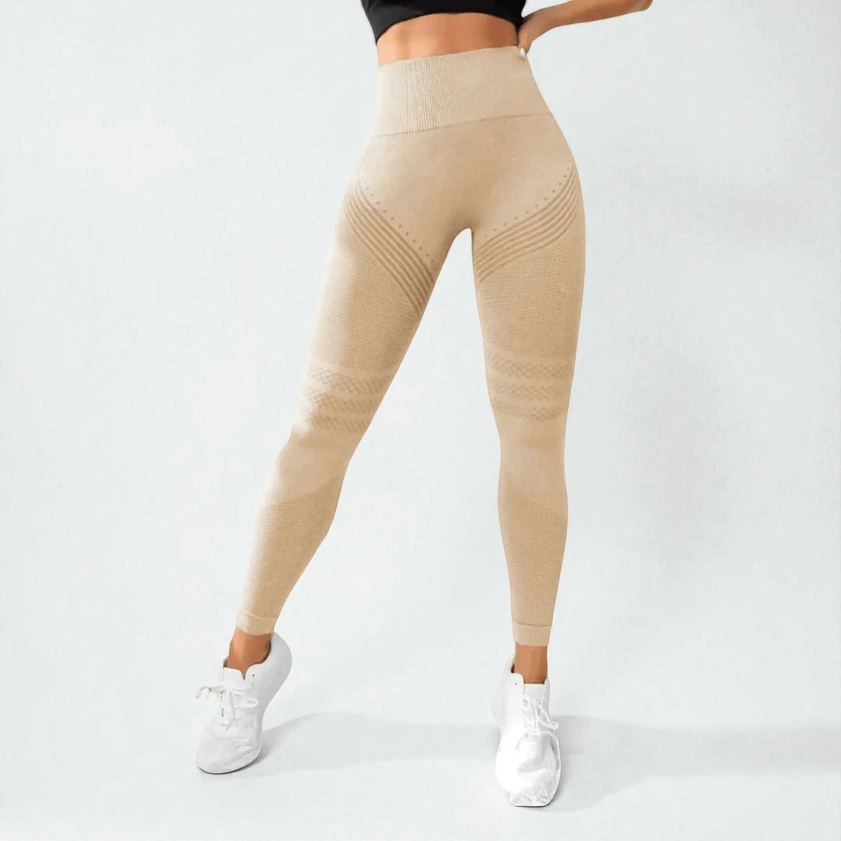 Leggings 3D VivaCuerpo™ - Beige — imagen 2