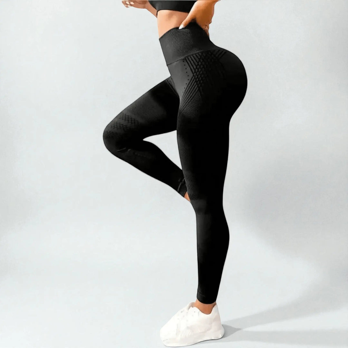 Leggings 3D VivaCuerpo™ - Negro — imagen 1