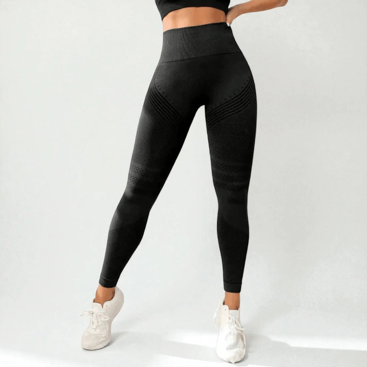 Leggings 3D VivaCuerpo™ - Negro — imagen 3