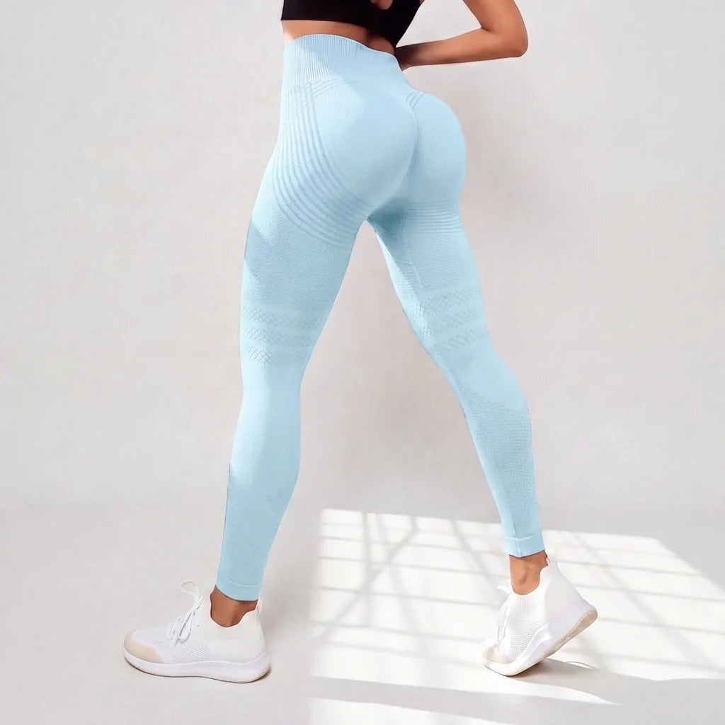 Leggings 3D VivaCuerpo™ - Azul Cielo — imagen 4
