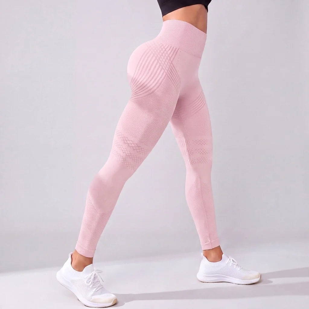 Leggings 3D VivaCuerpo™ - Rosa pastel — imagen 4
