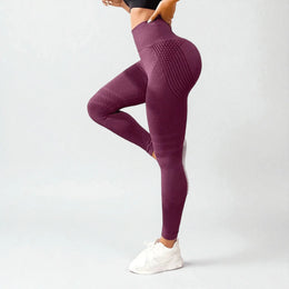 Leggings 3D VivaCuerpo™ - Rojo Oscuro