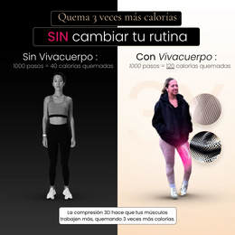 Leggings 3D VivaCuerpo™ - Rojo Oscuro